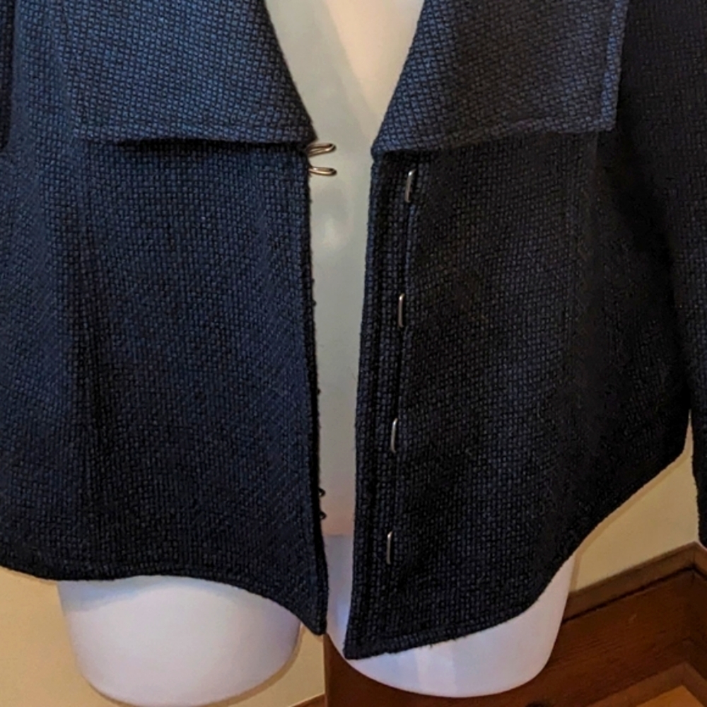 Free People Wool Herringbone Blazer Jacket - Picture 9 of 9